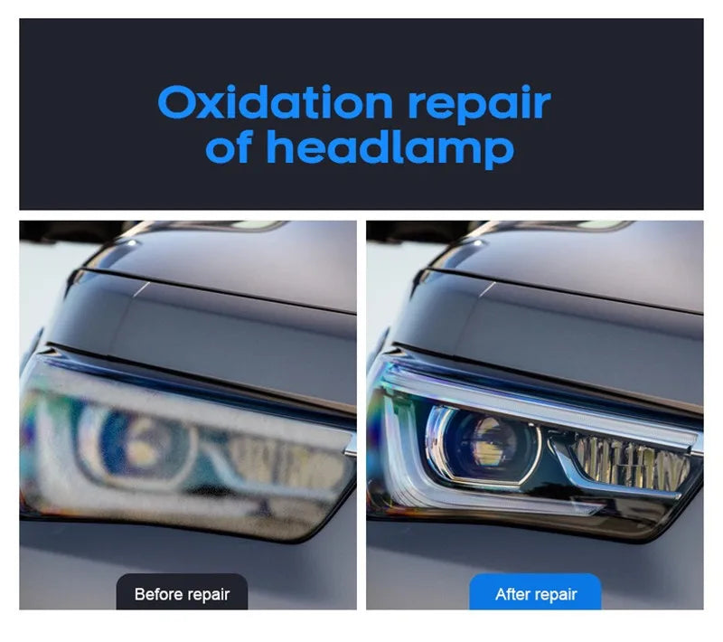 800ML Headlight Restoration Fluid – Professional Headlight Polishing &amp; Renewal Solution