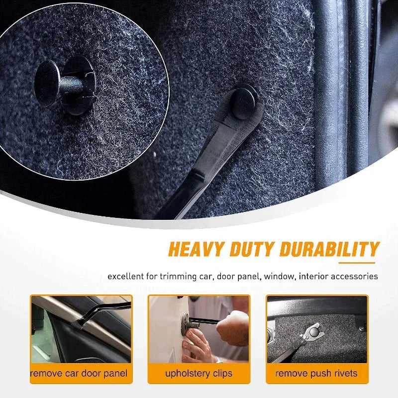 4-Piece Automotive Trim & Panel Removal Tool Kit – Interior Pry Tool Set
