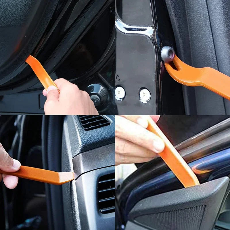 4-Piece Automotive Trim & Panel Removal Tool Kit – Interior Pry Tool Set