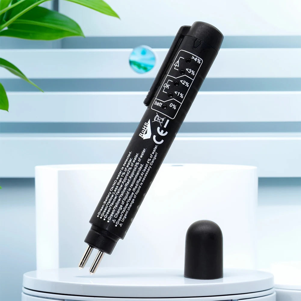 Digital Brake Fluid Tester – 5 LED Brake Fluid Quality Testing Tool