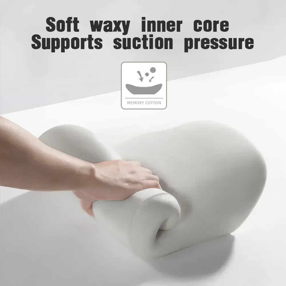 Memory Foam Car Headrest & Lumbar Support Set – Ergonomic Neck & Back Cushion