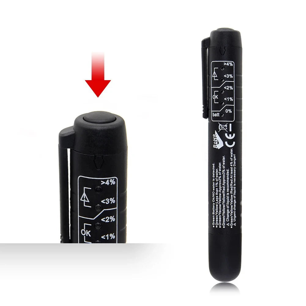 Digital Brake Fluid Tester – 5 LED Brake Fluid Quality Testing Tool